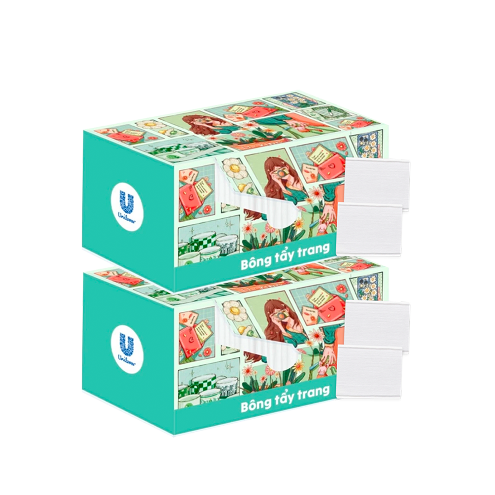 [Hàng tặng không bán - HB Gift] - Combo 2 Bông tẩy trang