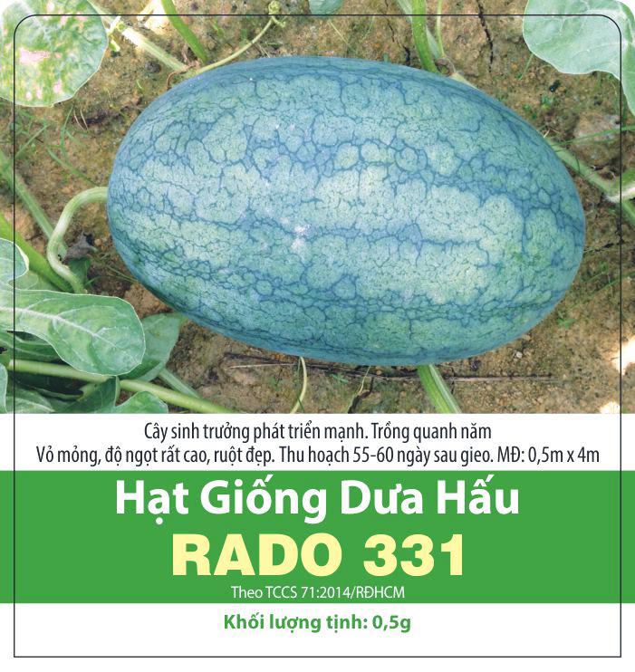[HCM]Hạt Giống Dưa Hấu RaDo 331
