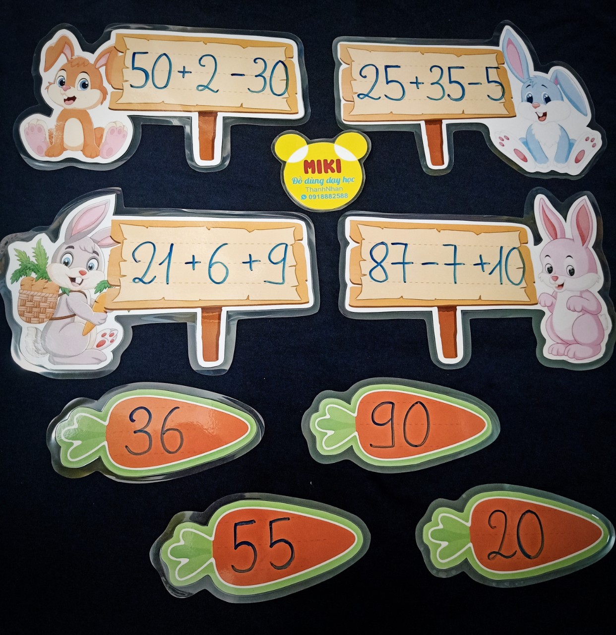 Bộ 4 anh em nhà thỏ tìm cà rốt
