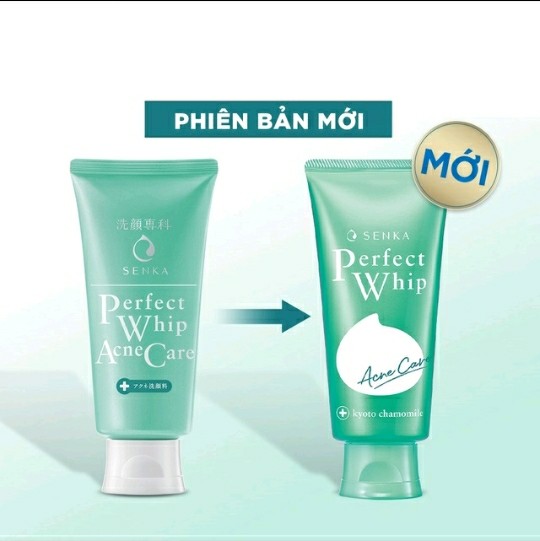Sữa rửa mặt giảm mụn Senka Perfect Whip Acne Care 100g