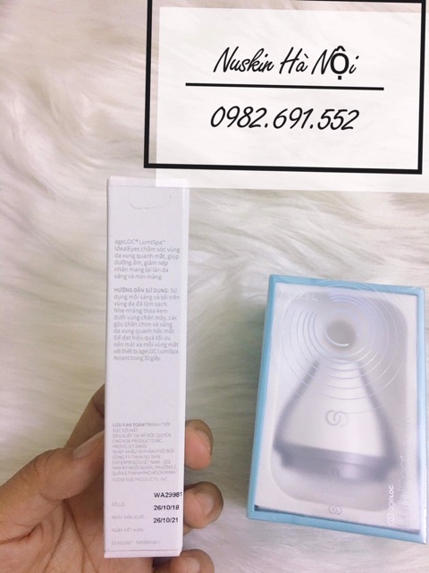 Bộ Đầu Massage Chăm sóc Vùng Mắt Lumispa Nuskin