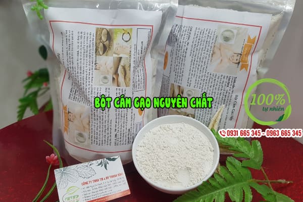 Combo 2Kg Bột Cám Gạo Nguyên Chất - Thảo Dược Thanh Bình