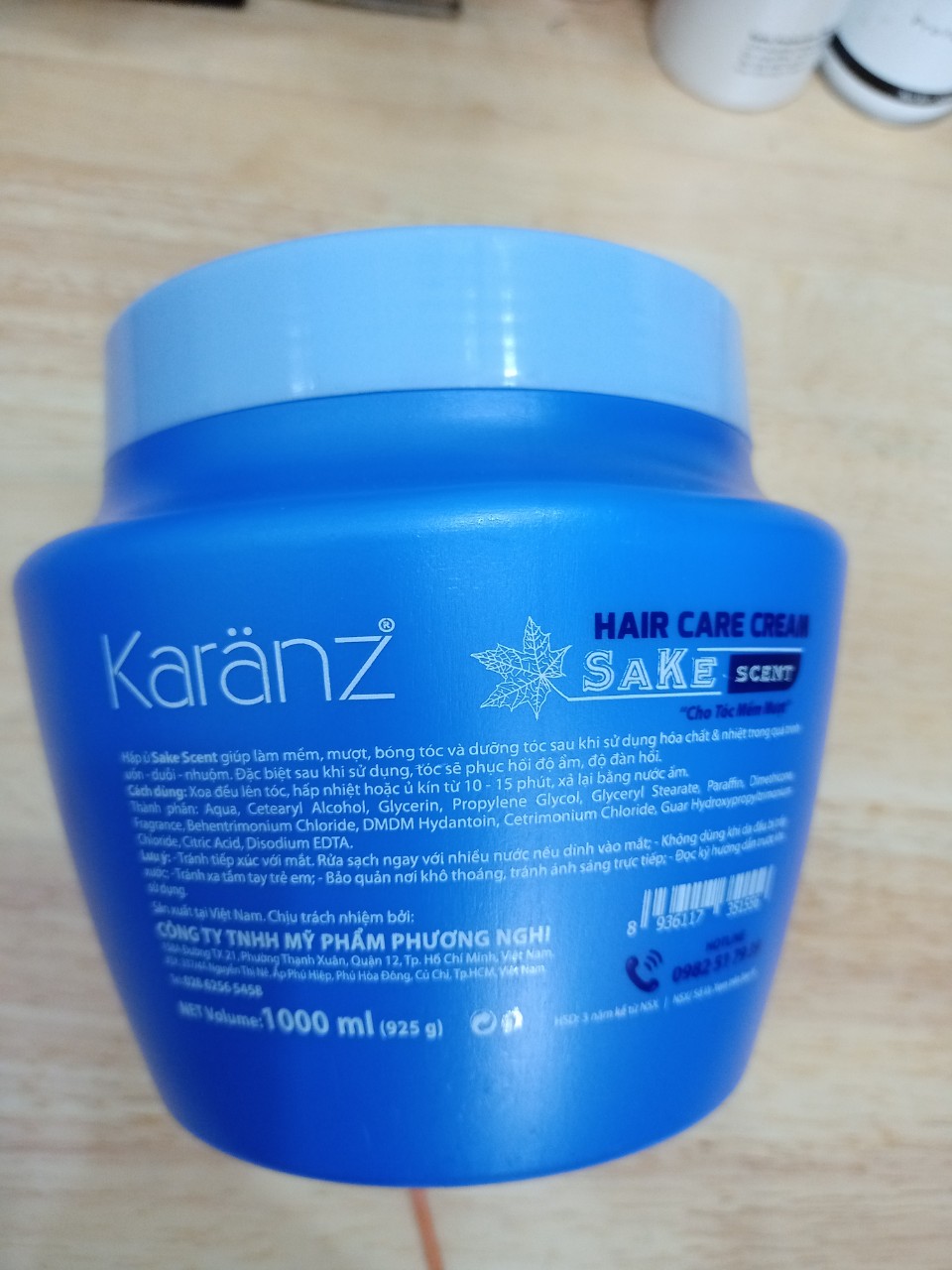 Dầu hấp tóc Karanz Sa.ke xanh dương