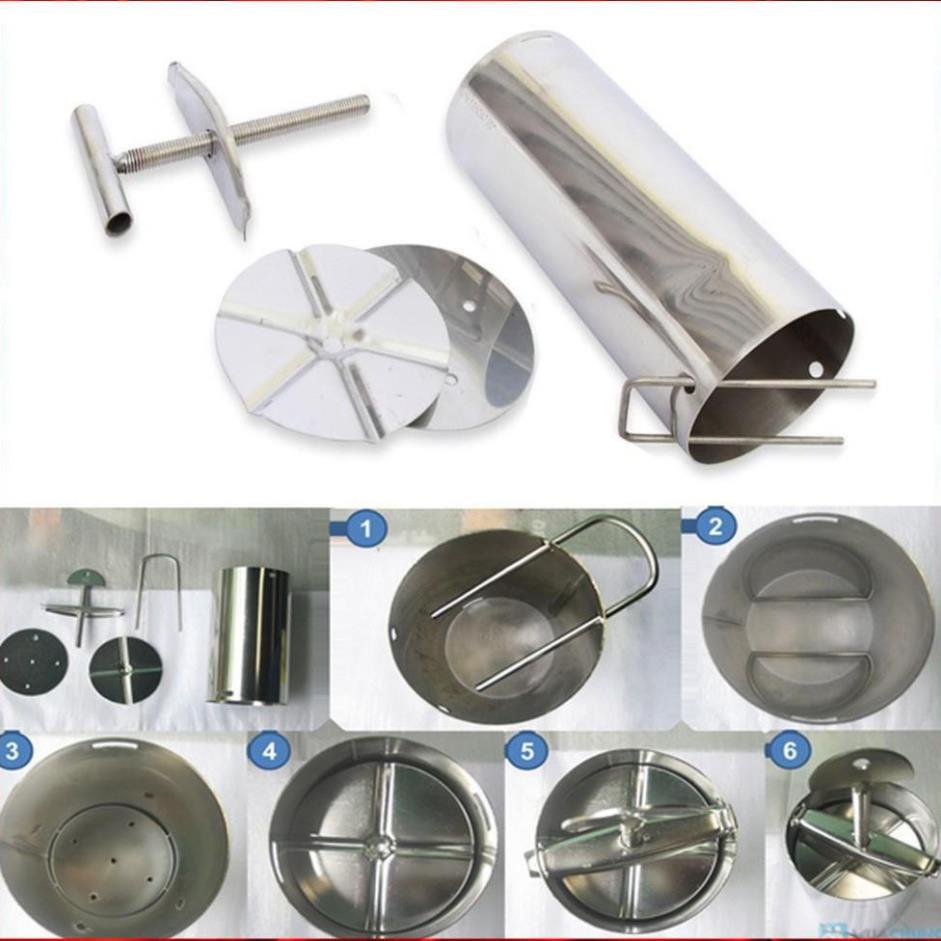 {Hỏa tốc} KHUÔN LÀM GIÒ CHẢ INOX 1KG - 2KG-3KG loại đẹp