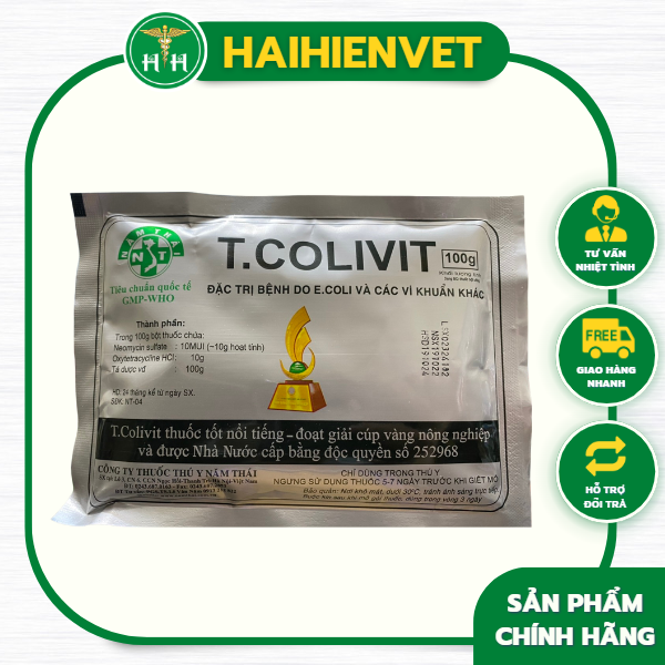 100g TCOLIVIT - ECOLI - NHIỄM KHUẨN KHÁC