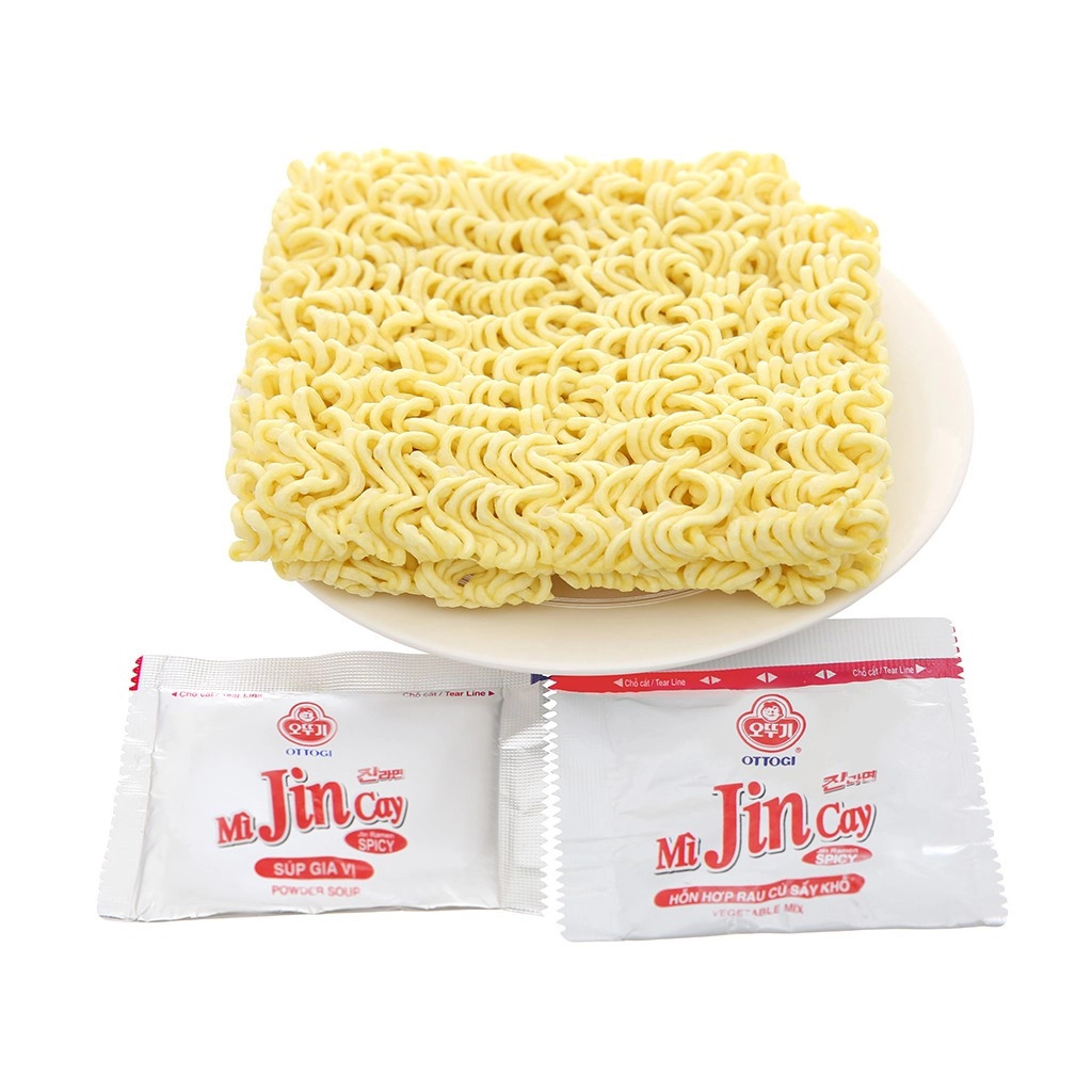 Combo 5 gói Mì Mini Jin cay Ottogi 80g
