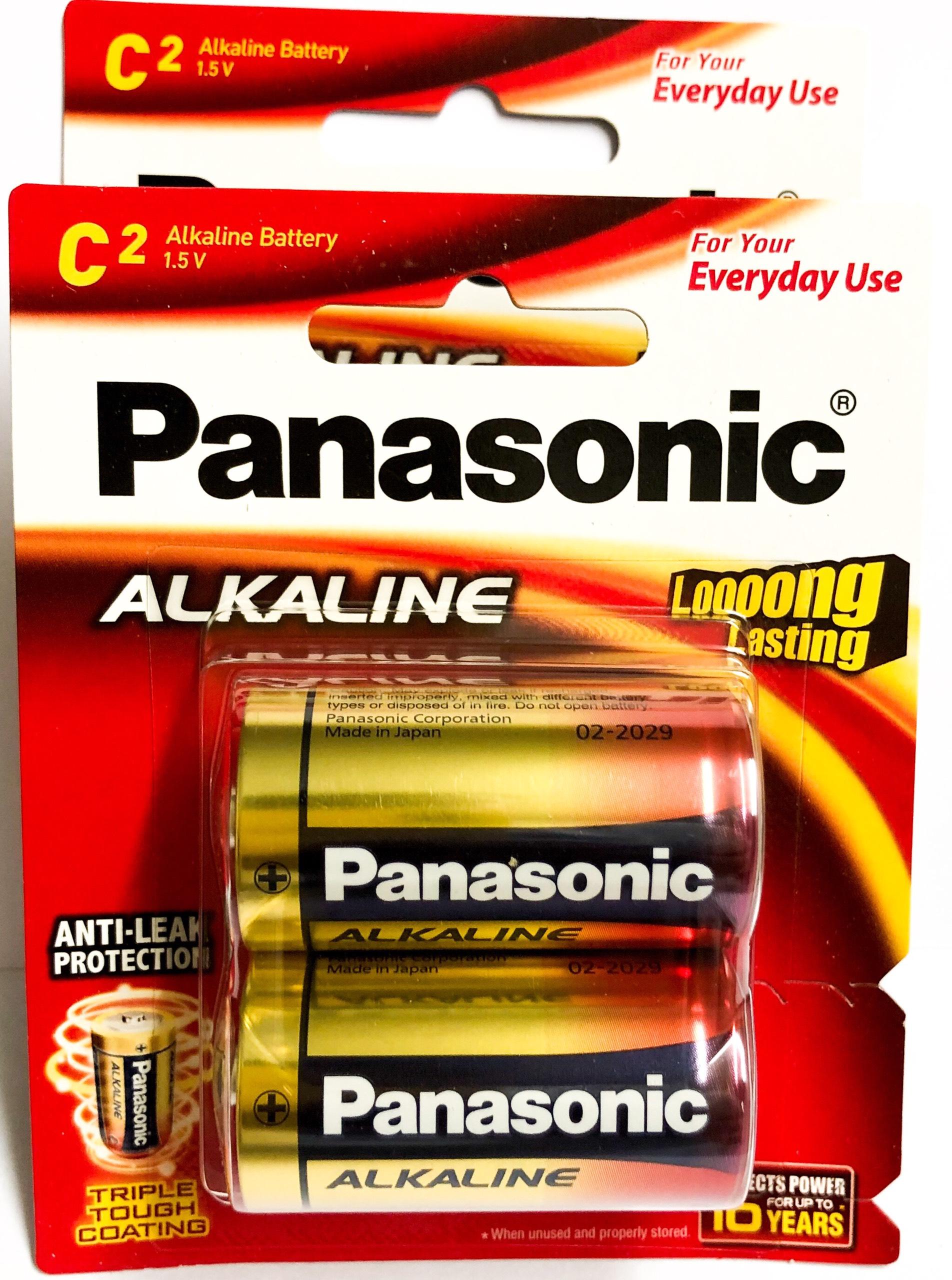 2 Đôi Pin Trung Panasonic Ankaline 1,5 v - Nhật Bản