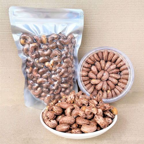 Roasted cashew nuts salt raw silk 500gr