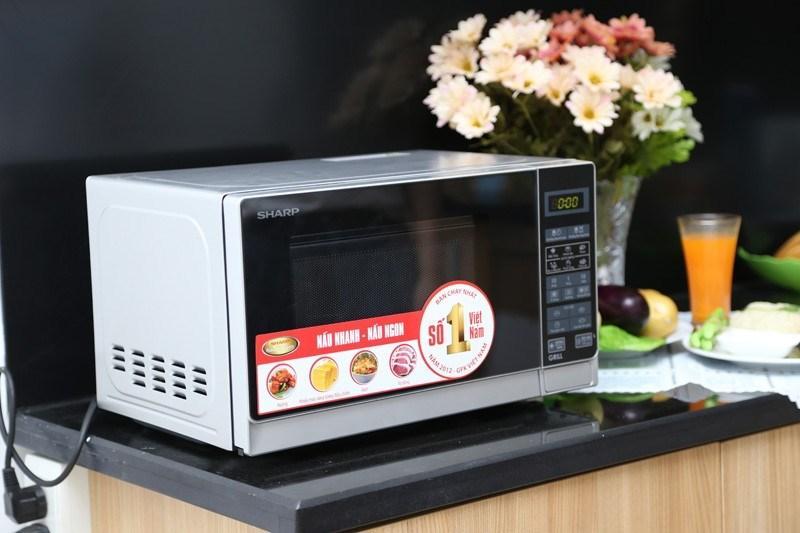 Lò Vi Sóng Điện Tử Có Nướng Sharp R-G272VN-S
