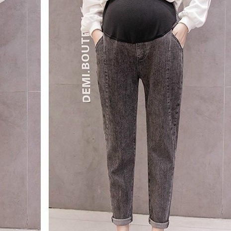 [Giá rẻ 1]Quần Bầu Xinh Quần Jean Bầu Quần Baggy Bầu Trẻ Trung Năng Động