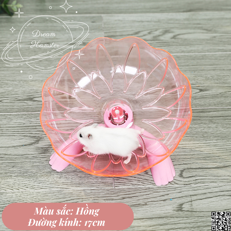 Đĩa bay hoa Boer 17cm cho Hamster