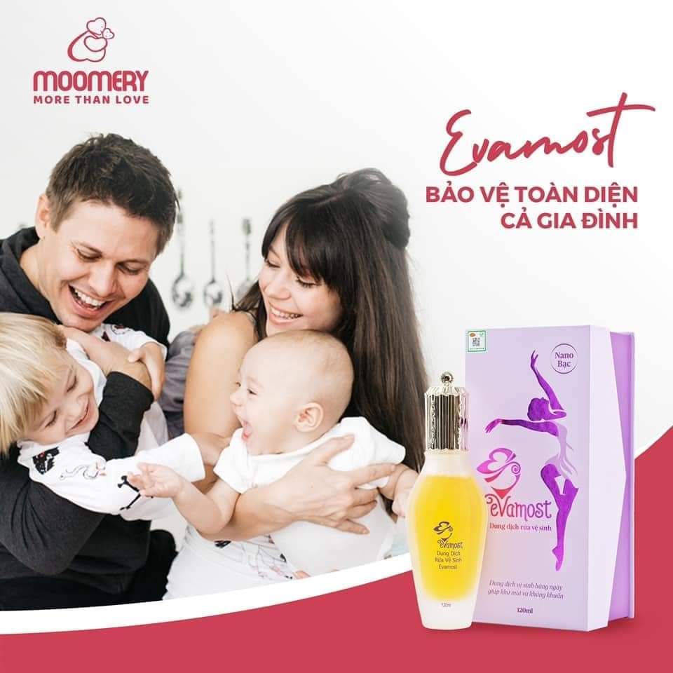 [ Nguyên Tem ] Dung Dịch Vệ Sinh Phụ Nữ Evamost Nhã Phương 120ml