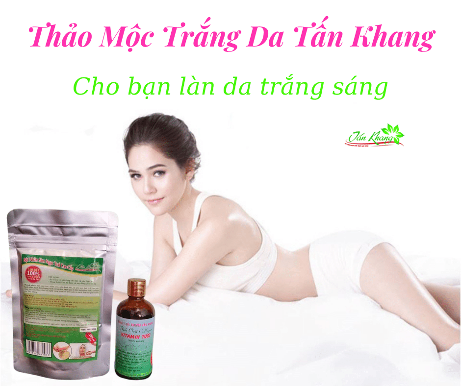 Bột Tắm Trắng Thảo Mộc Thiên Nhiên Tấn Khang
