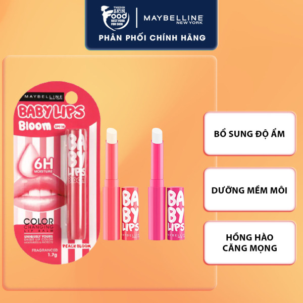 Son Dưỡng Môi Chuyển Màu Maybelline Baby Lips Bloom Color Changing Lip Balm SPF16 1.7g