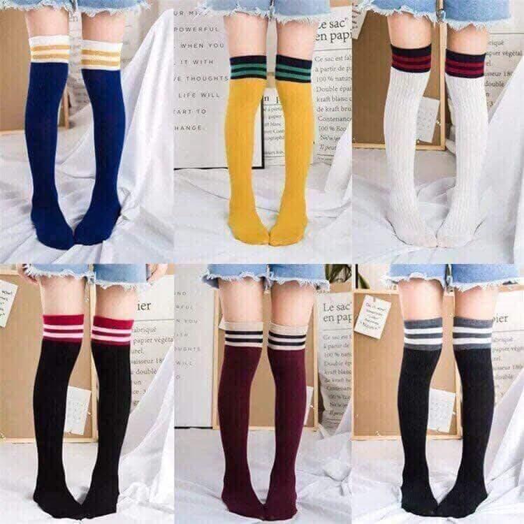 combo 5 đôi tất gối dài cho bé gái