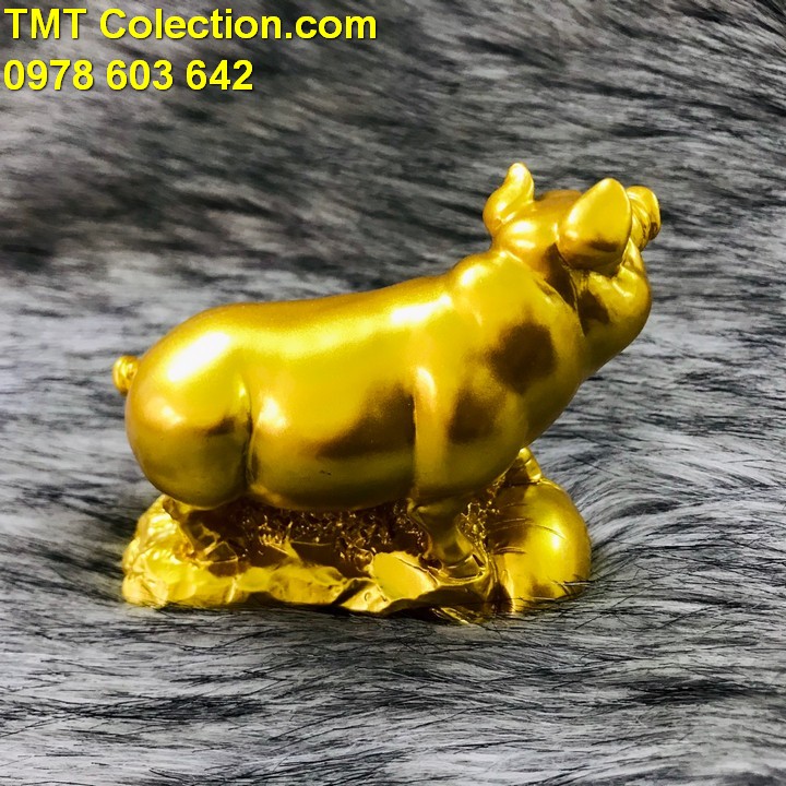 Tượng Con Heo Vàng; Màu vàng - SP005240