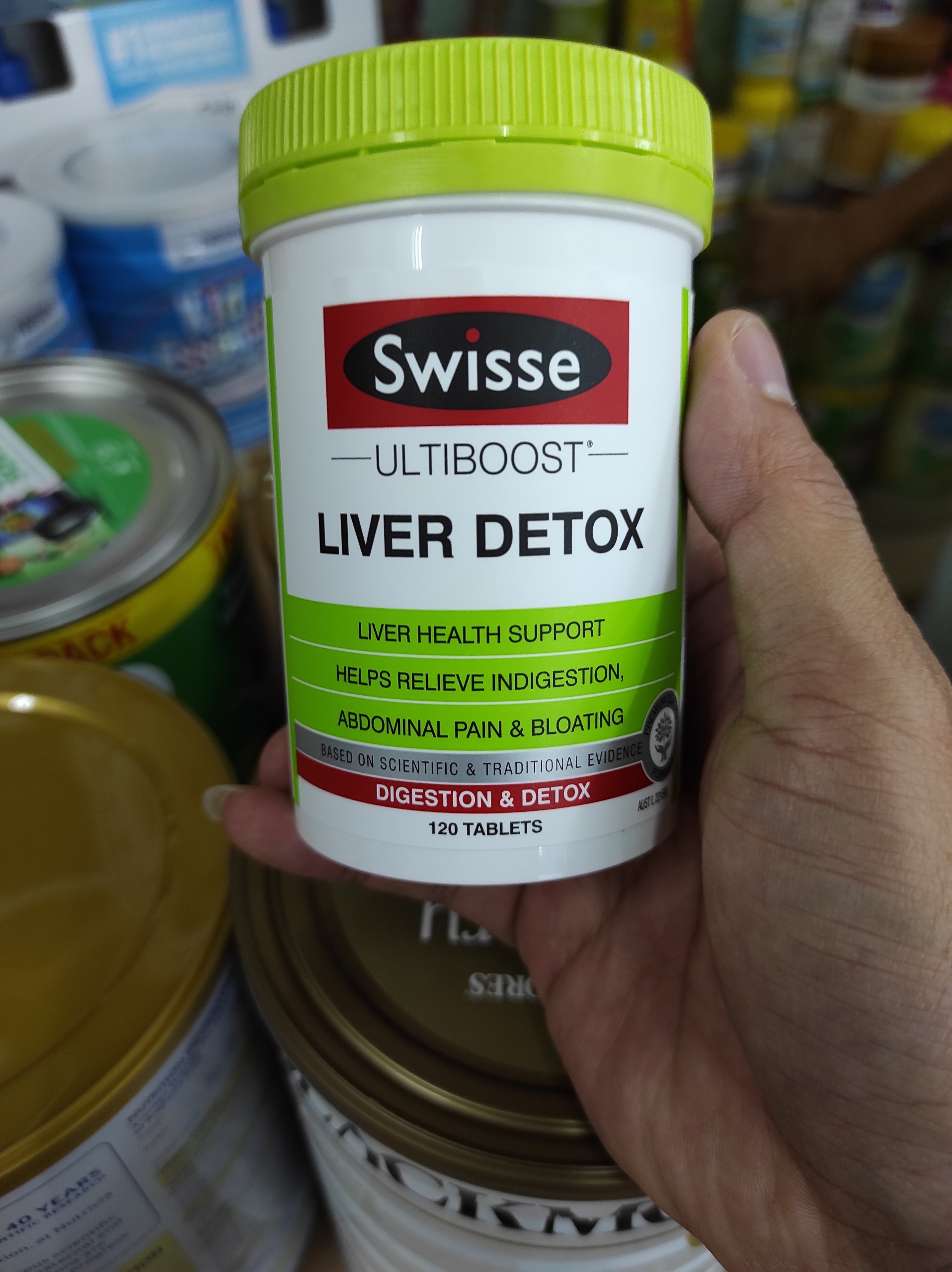 Viên Uống Bổ Gan Và Thải Độc Cơ Thể Swisse.Liver.Detox Của Úc 120 viên (Date Mới)