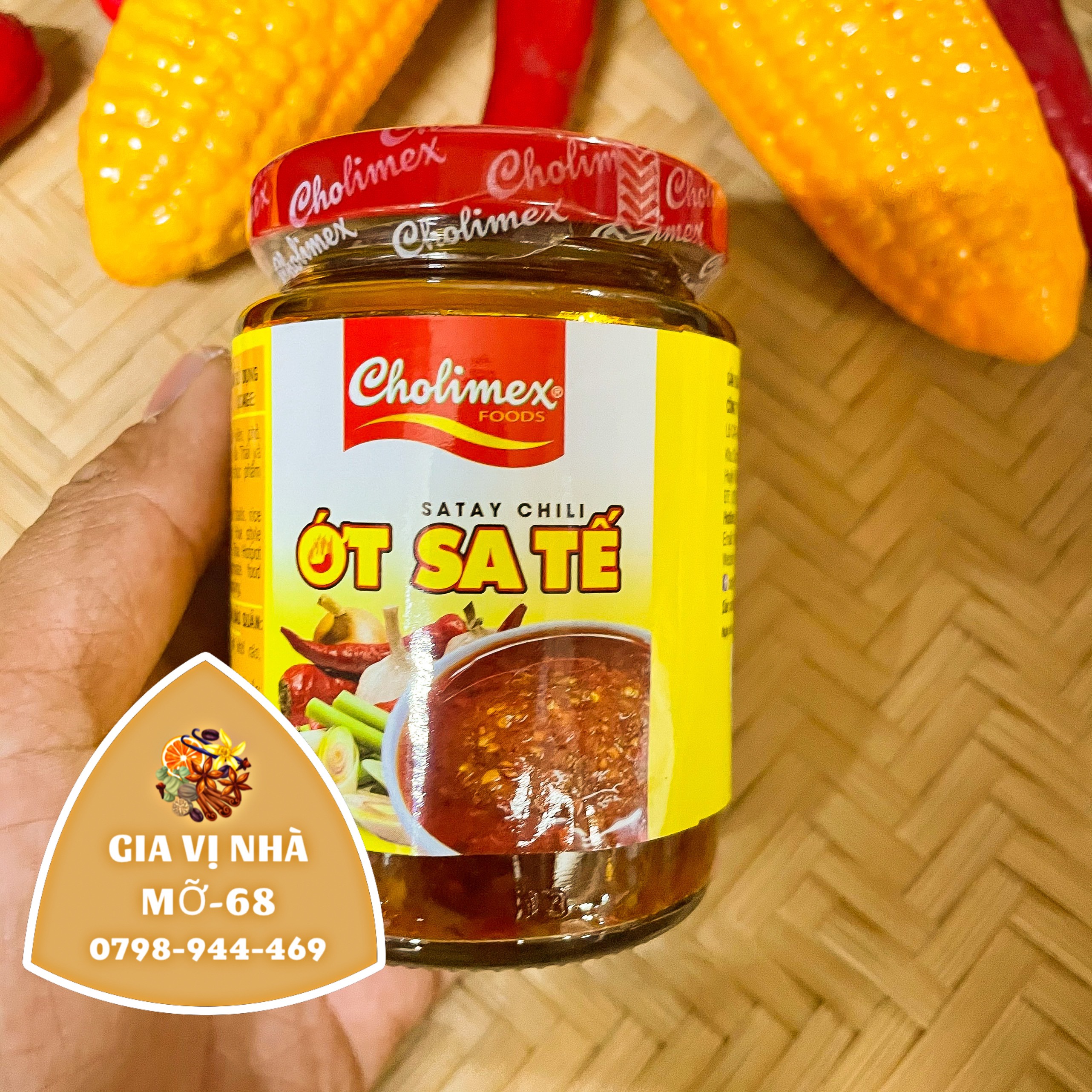 ỚT SA TẾ CHOLIMEX - HỦ 150GR