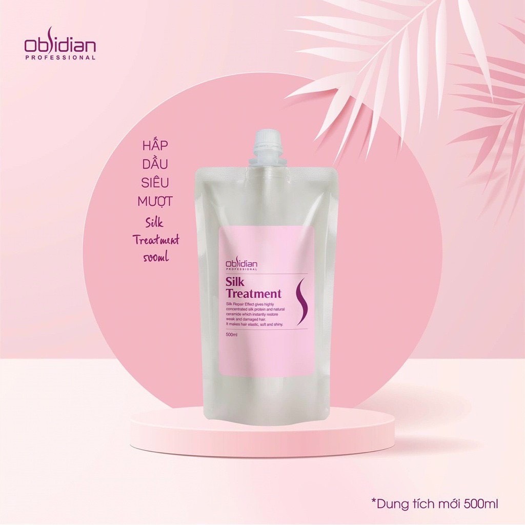 Hấp dầu dưỡng tóc siêu mềm mượt Obsidian Silk Treatment