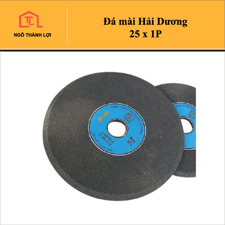 Đá mài Hải Dương 1T / 1T2 / 1T5 / 1T8 / 2T / 2T5 dày 1P dùng cho máy mài bàn, đá mài thô, từ 1 tấc 5 lỗ cốt là 32mm