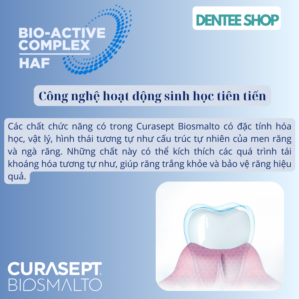 Kem đánh răng Curasept Biosmalto Sensitive, răng ê buốt, niềng răng