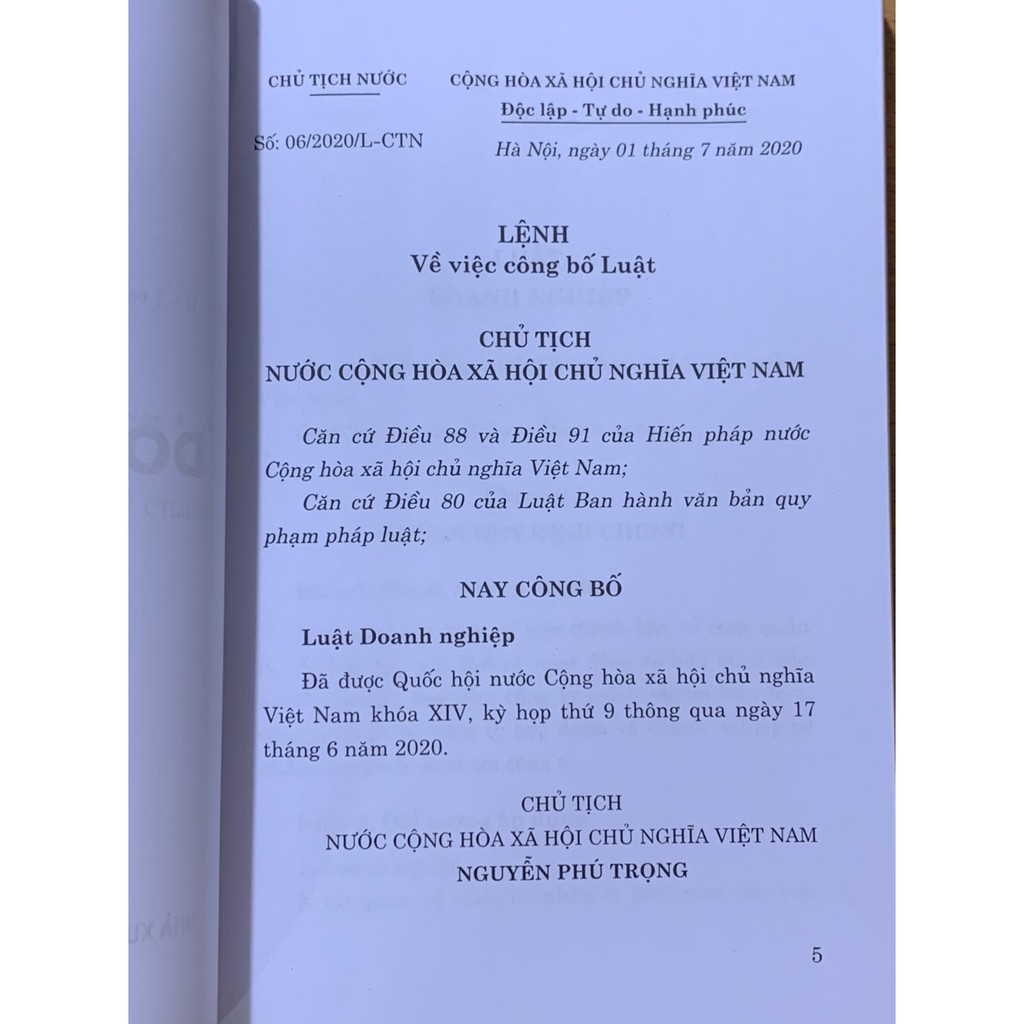 Sách - Luật doanh nghiệp (hiện hành)