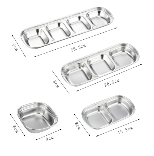 Khay đựng nước chấm 1 ngăn Hàn Quốc