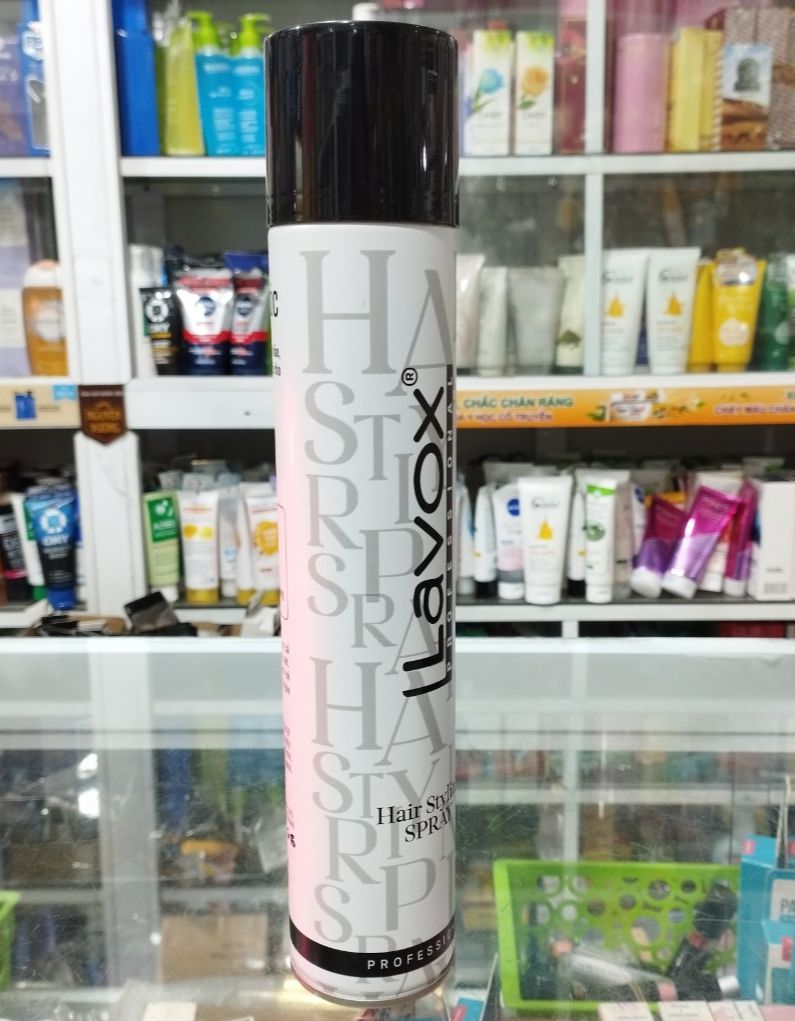 Keo tạo kiểu tóc cứng Lavox 420ml