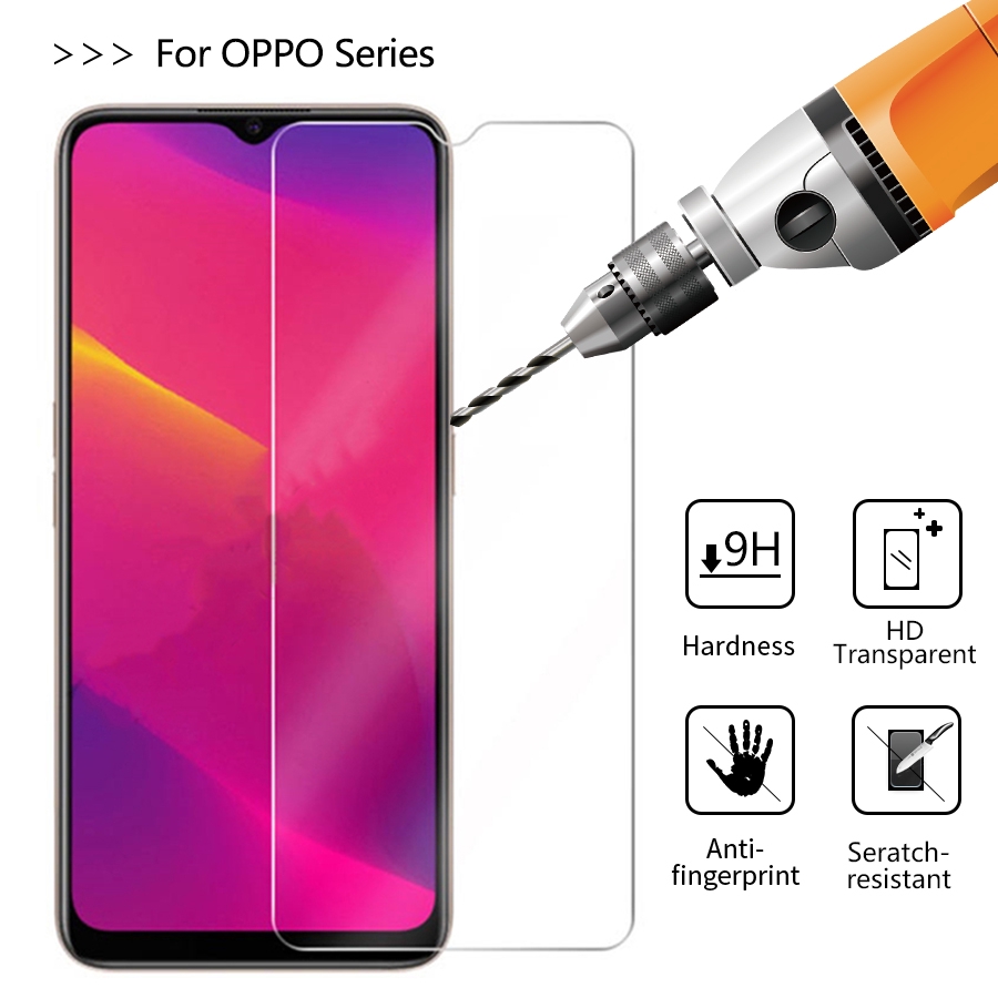 OPPO F5 F7 F9 F11 Pro A15s A12 A31 A83 A91 A92 A74 A55 A54 Reno 6 Z 6Z 2 3 4 A3 A5 A7 AX7 A9 2020 A3S A5S A1K Bảo Vệ Màn Hình Bằng Kính Cường Lực