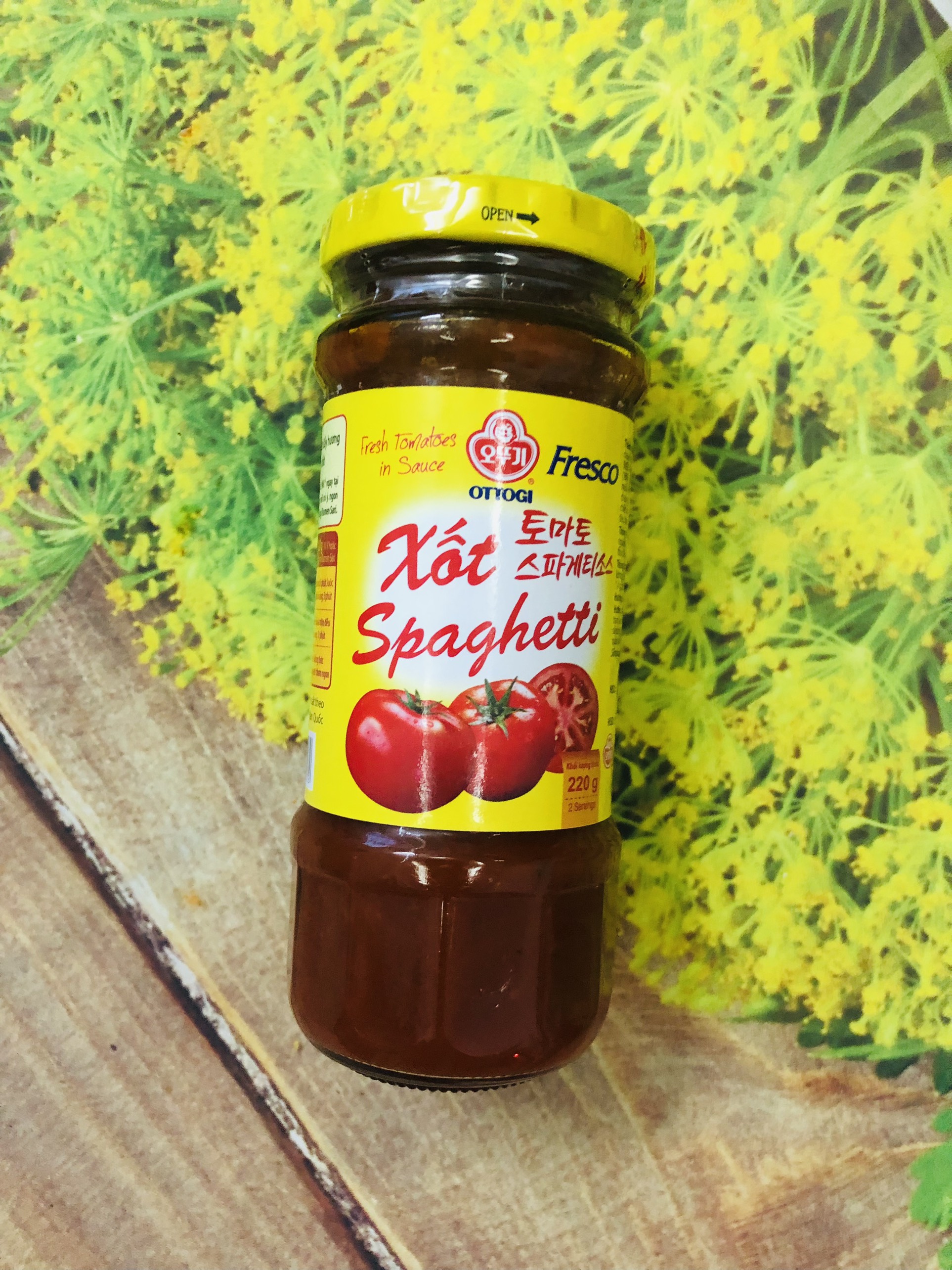 Sốt cà chua nấu mì ý Ottogi hũ 220G
