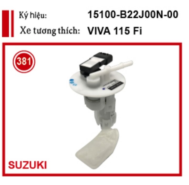 Bộ bơm xăng dòng xe viva 115 fi chính hãng se