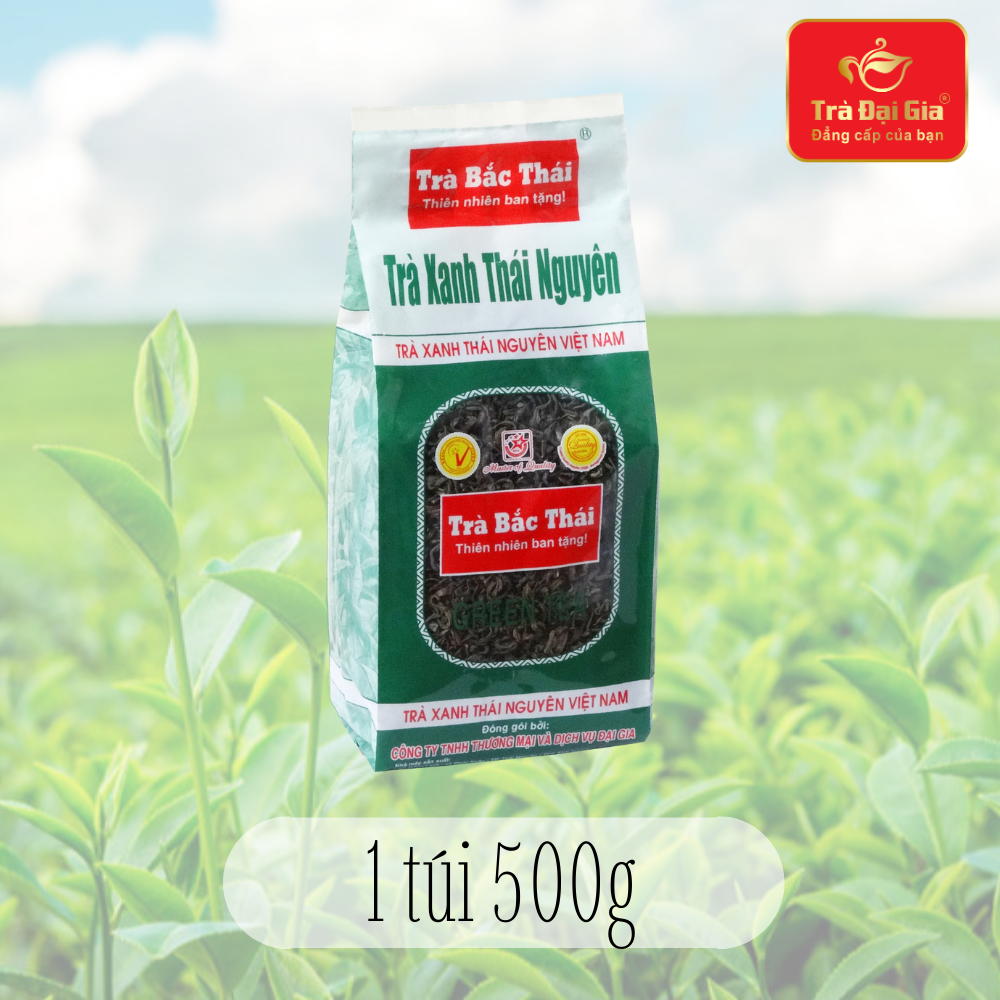 Trà xanh Thái Nguyên - Trà Đại Gia (1 túi 500g)