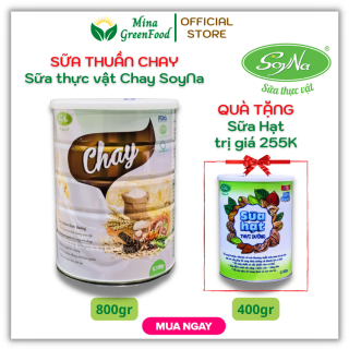 Sữa thực vật thuần Chay SOYNA 800gr MinaGreenFood Store thumbnail