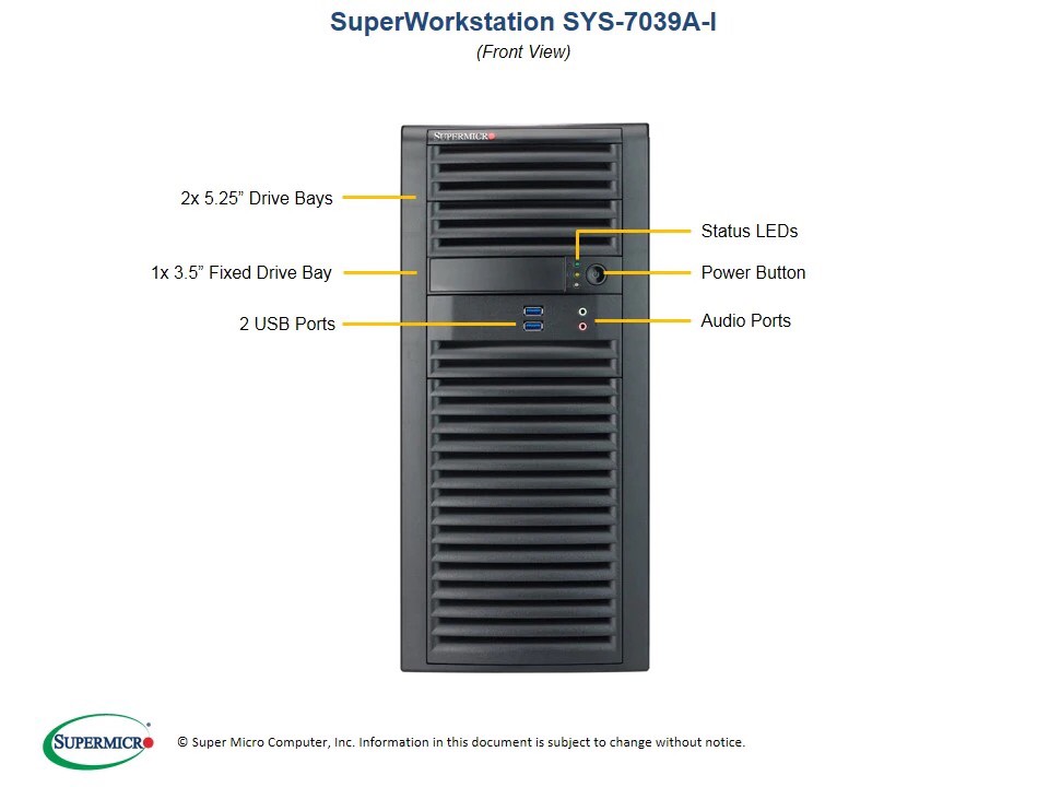 SuperWorkstation SYS-7039A-I