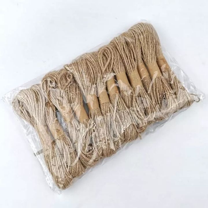 Cuộn dây thừng gai treo ảnh dây thừng trang trí làm thủ công handmade diy dài 20m giá rẻ