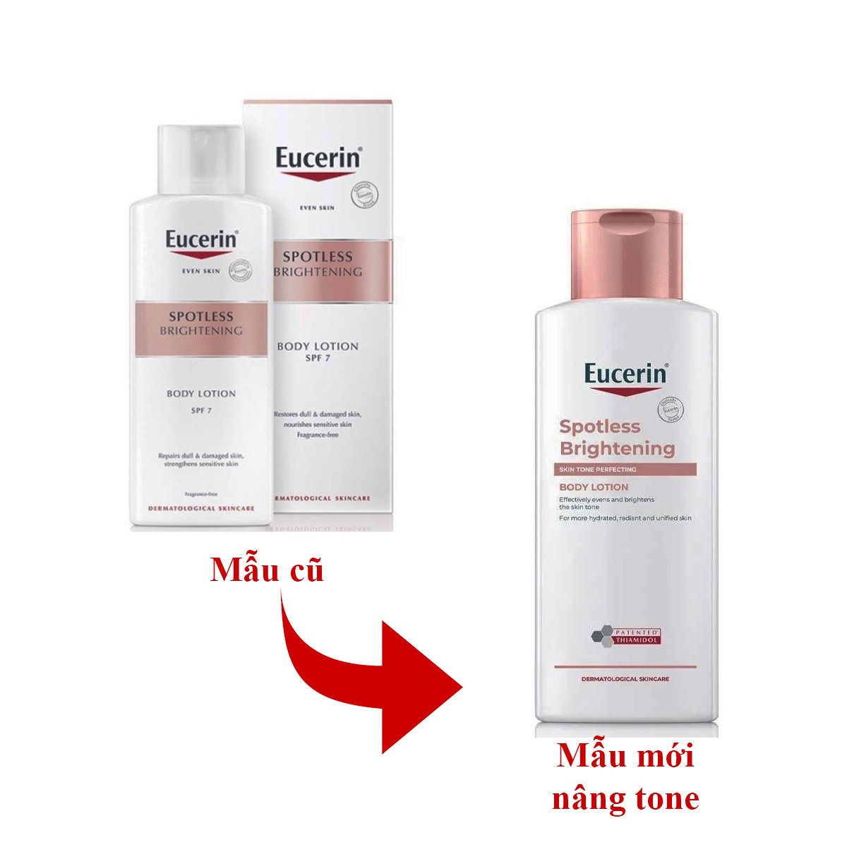 Eucerin Spotless Brightening Body Lotion Spf7 250ml