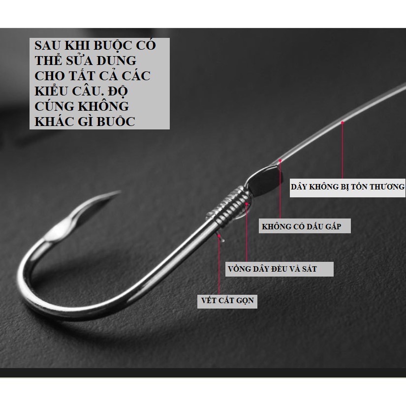 Máy buộc lưỡi câu - Dụng cụ buộc lưởi câu  (cam kết bảo hành đổi trả trong 2 tuần đầu)