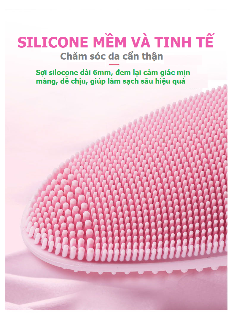 [BH 1 ĐỔI 1] Máy rửa mặt AIKEDILI SONIC FICAL BRUSH & MASSAGER