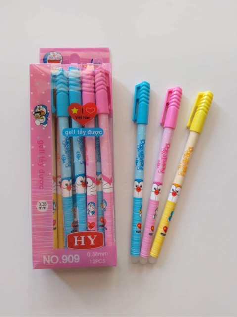 12 Cây Bút Bi Nước Xoá ĐƯợc