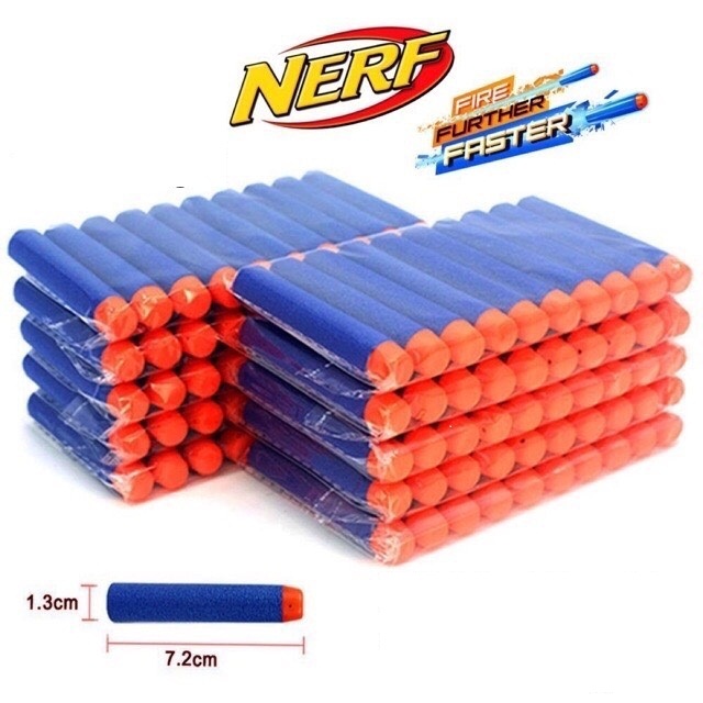 Set 100 que xốp mềm 7.1*1.3cm cho đồ chơi trẻ em