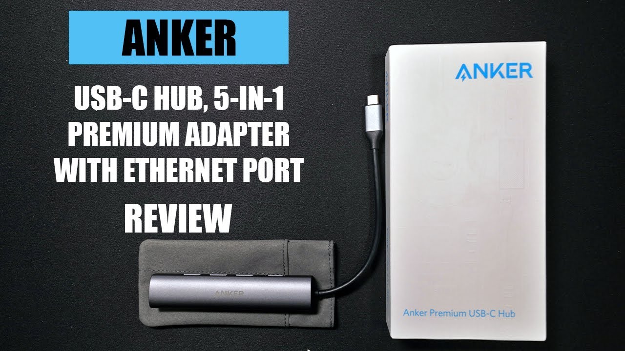 Hub chuyển đổi Anker PowerExpand + 5-in-1 USB-C Ethernet