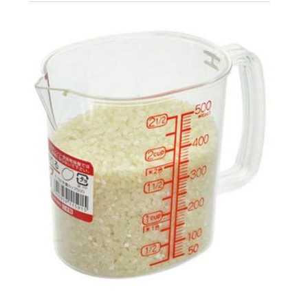 Cốc Đong Chia Vạch Nakaya 500ml Nhật Bản