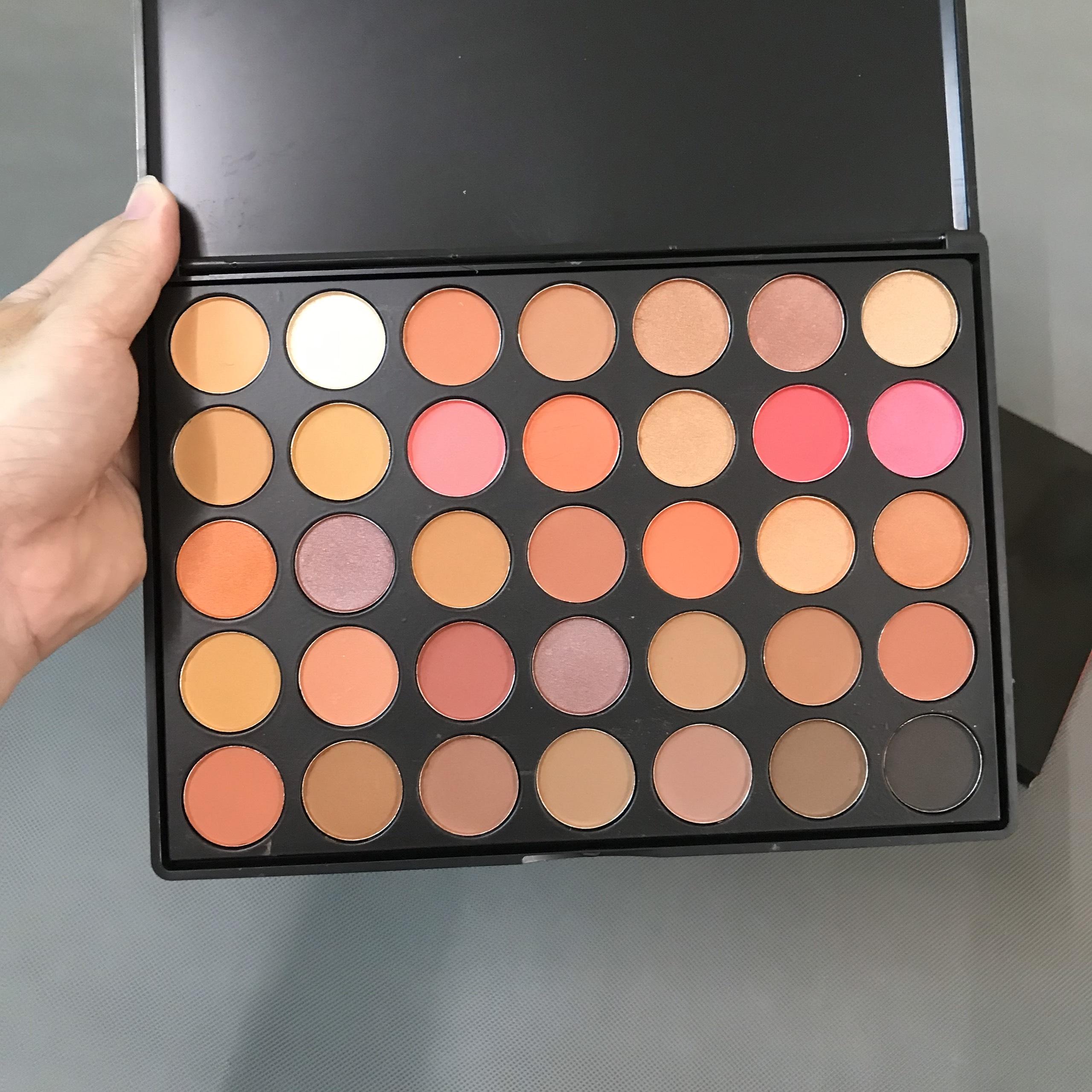 BẢNG MÀU MẮT MORPHE 35O2 35 Ô LÌ CAO CẤP - CÓ VIDEO THẬT