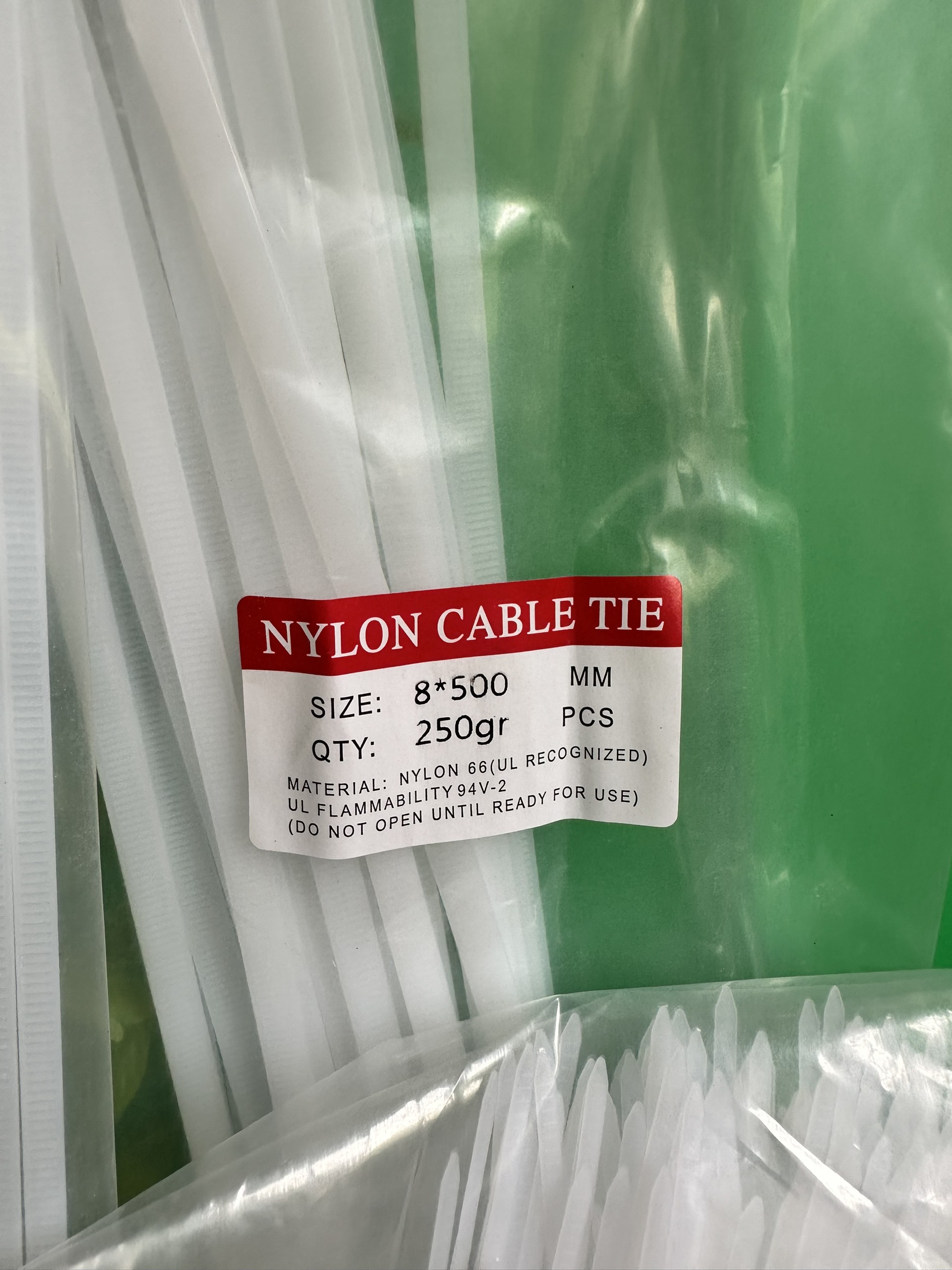 1 Túi dây rút, dây thít nhựa buộc hoa lan, cố định cây