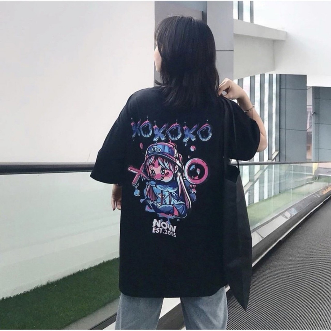 Áo thun tay ngắn xo xo xo nữ