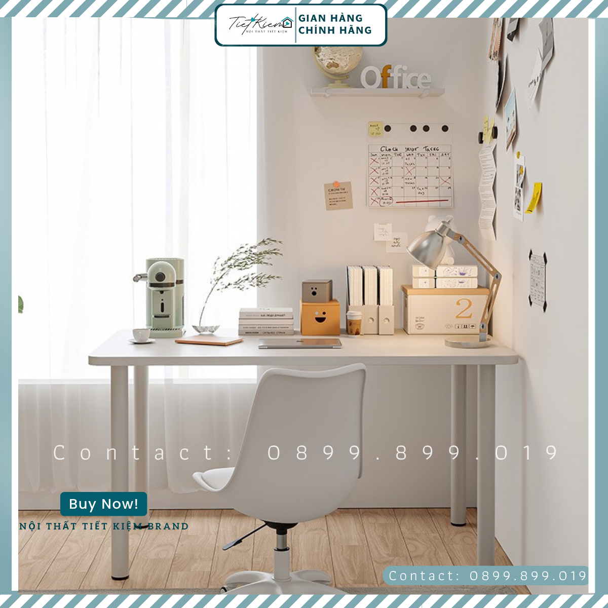 Bàn ikea chân sắt làm việc BLV99899