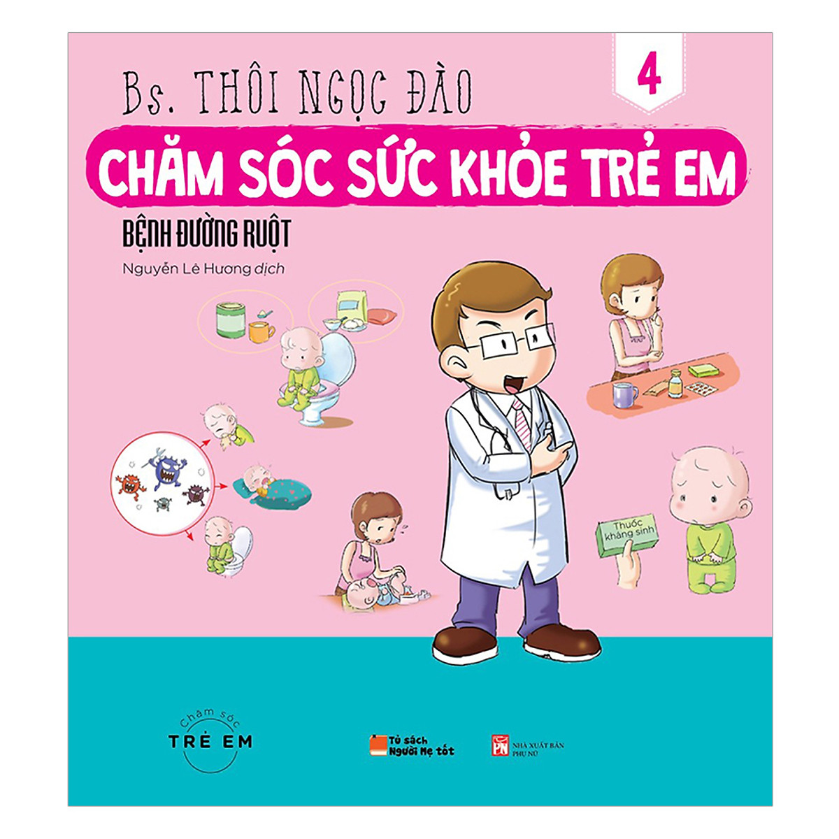 Combo Chăm Sóc Sức Khỏe Trẻ Em (8 Cuốn)