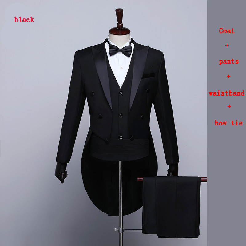 TUXEDO áo đuôi tôm mỏng người đàn ông chính Thức Kinh Doanh phù hợp với TUXEDO nuốt đuôi áo tốt serge vải đám cưới bên khiêu vũ hiệu suất phù hợp với