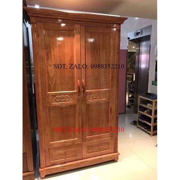 Tủ quần áo phòng ngủ gỗ xoan,quế giá rẻ