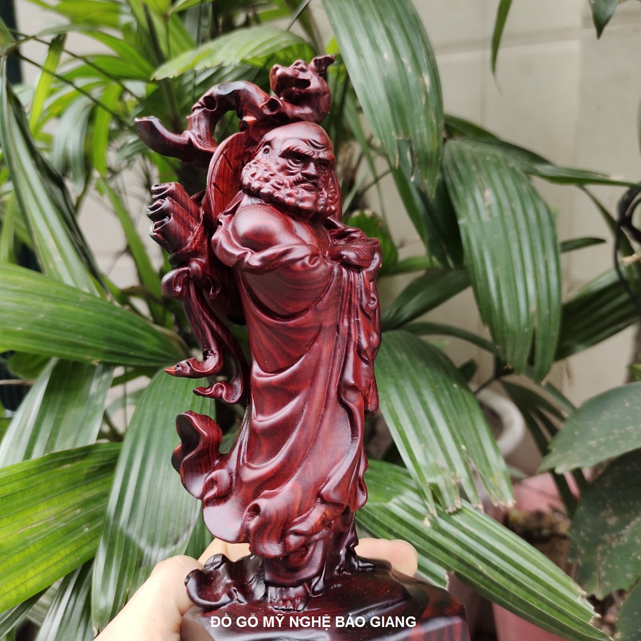 Tượng phật đạt ma sư tổ gỗ trắc